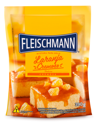 MISTURA DE BOLO LARANJA FLEISCHMANN 390G