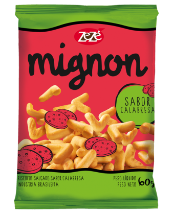 BISCOITO ZEZE MIGNON CALABRESA 60 GR