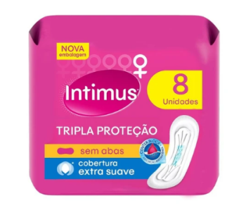 ABSORVENTE INTIMUS S/ ABAS C/8