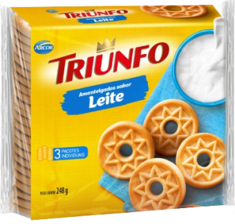BISCOITO TRIUNFO AMANTEIGADO DE LEITE 248G