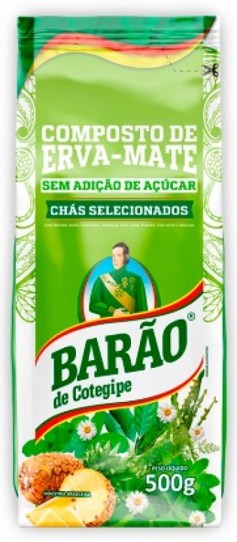 ERVA MATE BARAO BERGAMOTA 500G