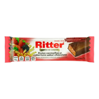 BARRA DE CEREAL RITTER FRUTAS VERMELHAS 25G