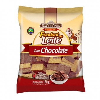 FONDANT DE LEITE C/ CHOCOLATE DA COLÔNIA 160G