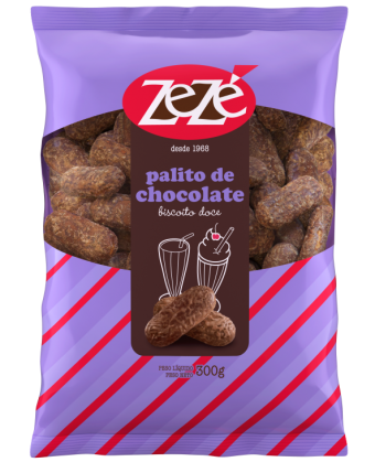 BISCOITO ZEZE PALITO CHOCOLATE 300G