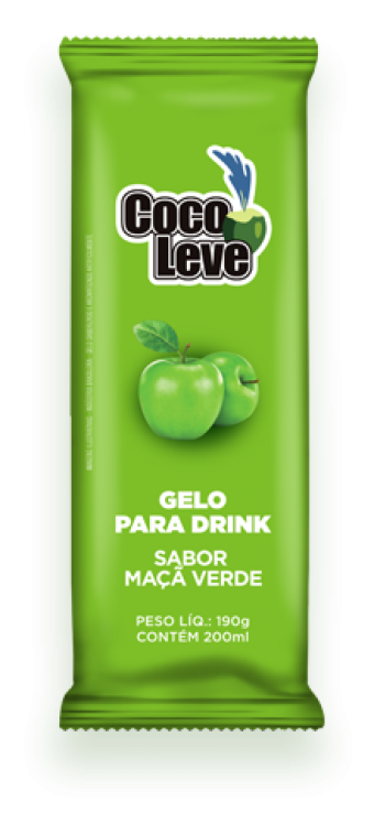 GELO SABORIZADO MAÇA VERDE COCO LEVE 190G