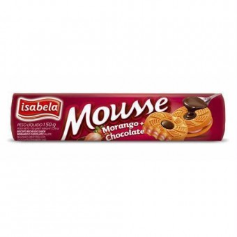 BISCOITO ISABELA RECHEADO MOUSSE MGO/CHOC 130G