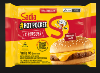HOT POCKET X BURGUER PARA MICROONDAS SADIA
