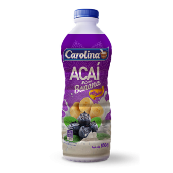 IOGURTE CAROLINA ACAI C/ BANANA 800G