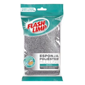 ESPONJA FLASH LIMP POLIESTER MULTIUSO