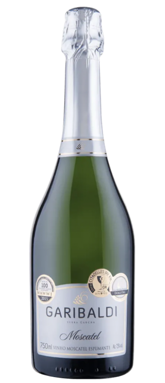 VINHO MOSCATEL ESPUMANTE BRANCO GARIBALDI 750ML