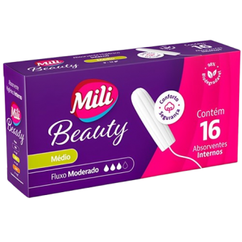 ABSORVENTE INTERNO MILI BEAUTY SUPER C/16