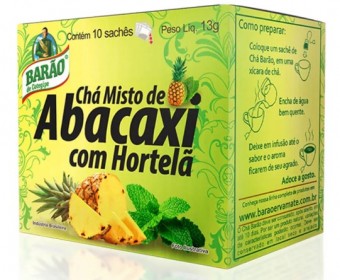 CHA BARAO ABACAXI COM HORTELA 10G