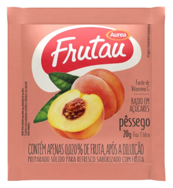 REFRESCO PO FRUTAU PESSEGO 25G