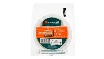 PRATO MINAPLAST P/ BOLO 15CM C/10