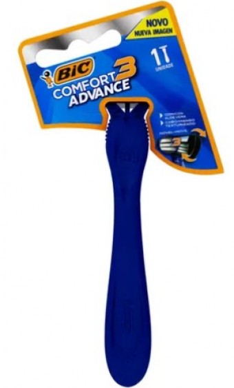 APARELHO BIC COMFORT 3 ADVANCE BLUE