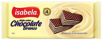 WAFER ISABELA  CHOCOLATE BRANCO 100G