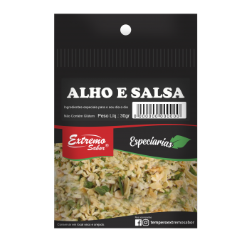 ALHO E SALSA EXTREMO SABOR 30G