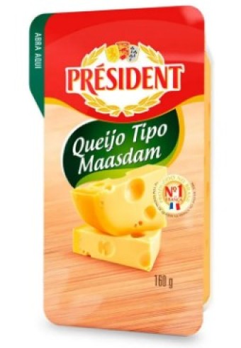 QUEIJO MAASDAM PRESIDENT 160G