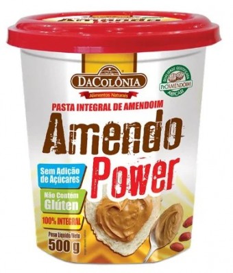 PASTA DE AMENDOIM DA COLONIA POWER 500G