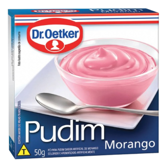 PUDIM DR.OETKER MORANGO 50G