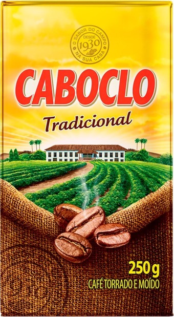 CAFE CABOCLO VACUO TRADICIONAL 250G