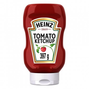 KETCHUP HEINZ BISNAGA 397G