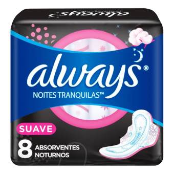 ABSORVENTE ALWAYS NOTURNO C/ABAS 8UN