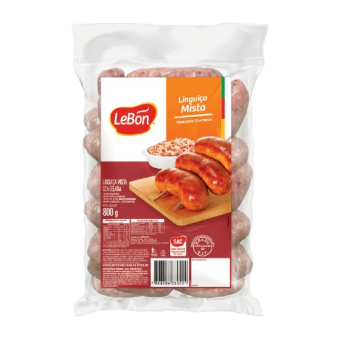 LINGUICA LEBON CHURRASCO CONGELADA PCT 800G