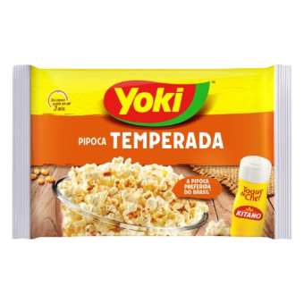PIPOCA YOKI TEMPERADA TOQUE DE CHEF 100G