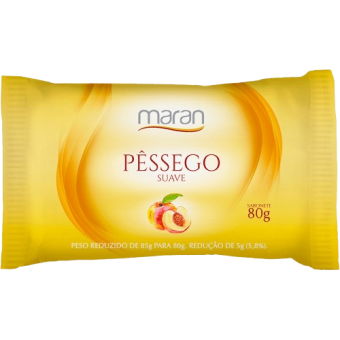 SABONETE MARAN PESSEGO SUAVE 80G