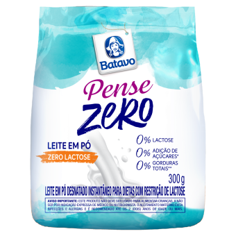 LEITE EM PO BATAVO PENSE ZERO ZERO LAC DESN 300G
