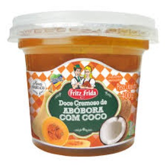 DOCE FRUTA ABOBORA/COCO POTE FRITZ&FRIDA 400G 