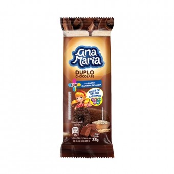BOLINHO ANA MARIA DUPLO CHOCOLATE 35G