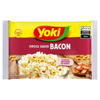 PIPOCA YOKI BACON 100G