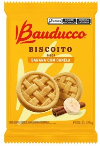 BISCOITO BANANA C/ CANELA BAUDUCCO 375G
