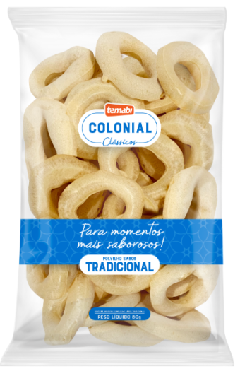 BISCOITO POLVILHO TRADICIONAL TEMABI 80G