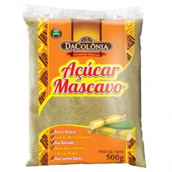 ACUCAR MASCAVO DA COLONIA 500G