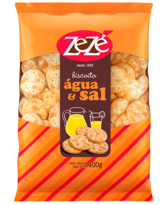 BISCOITO ZEZE AGUA E SAL 400G