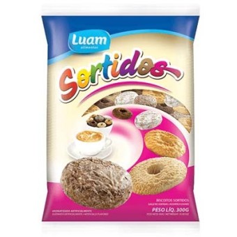 BISCOITO DOCE SORTIDO LUAM 300G
